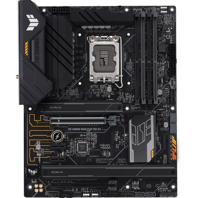 TUF GAMING B660-PLUS WIFI D4 Gaming Desktop Motherboard - Intel B660 Chipset - Socket LGA-1700 - Intel Optane Memory Ready - ATX TUF GAMING B660-PLUS WIFI D4 Gaming Desktop Motherboard - Intel B660 Chipset - Socket LGA-1700 - Intel Optane Memory Ready - ATX